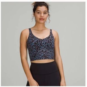 Lululemon yoga align tank top in leopard Camo blue Nile 💎